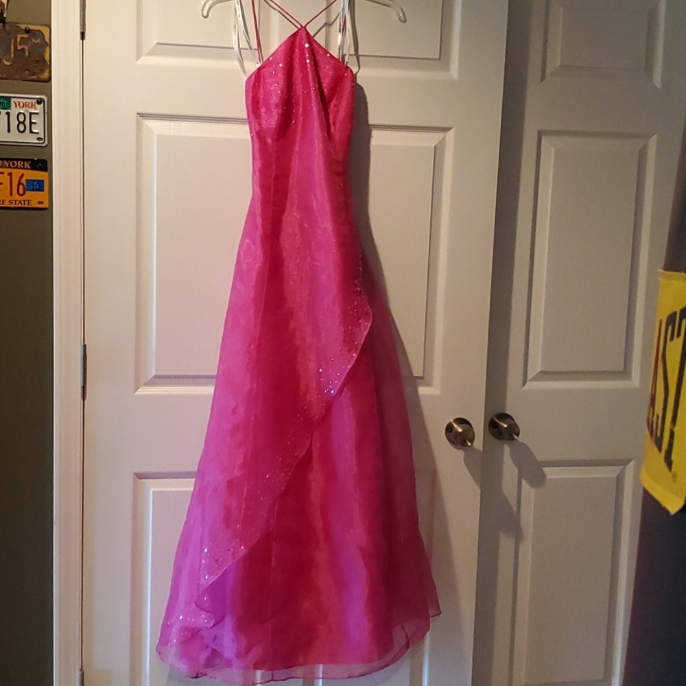Pink prom dress